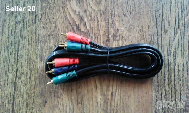 Кабел за DVD video audio TV с чинчове и скарт букса, снимка 5 - Плейъри, домашно кино, прожектори - 51959243