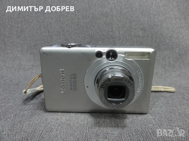 ЦИФРОВ ФОТОАПАРАТ CANON DIGITAL IXUS 60 DIGITAL 6.0MP CCD DIGITAL CAMERA Y2K RETRO DIGICAM
