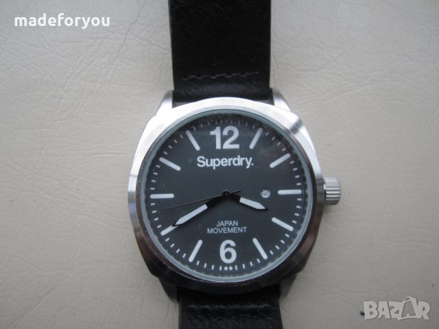 Часовник Superdry Japan НОВ - оригинален мъжки часовник супердрай с гаранция и кутия !!!, снимка 4 - Мъжки - 30175221