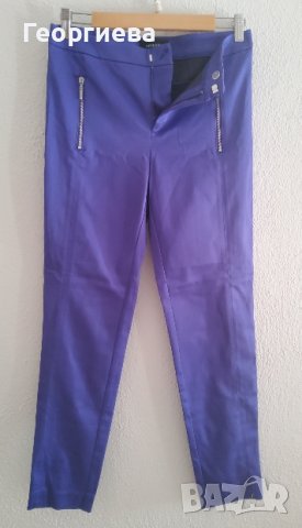 Виолетов панталон тип пурети, снимка 2 - Панталони - 38500393