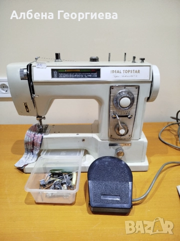 Металана шевна машина IDEAL TOPSTAR - 85 W, снимка 3 - Шевни машини - 52719965