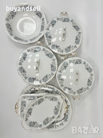 Колекционерски сервиз Royal Albert, Silver Maple, снимка 12 - Сервизи - 53350106