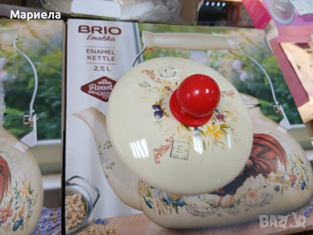 Комплект за подправки Brio Metallica ,Сет за подправки + ЧАЙНИК ЕМАЙЛ BRIO 2.5Л ДЕКОР ПЕТЕЛ, снимка 11 - Други - 50461692