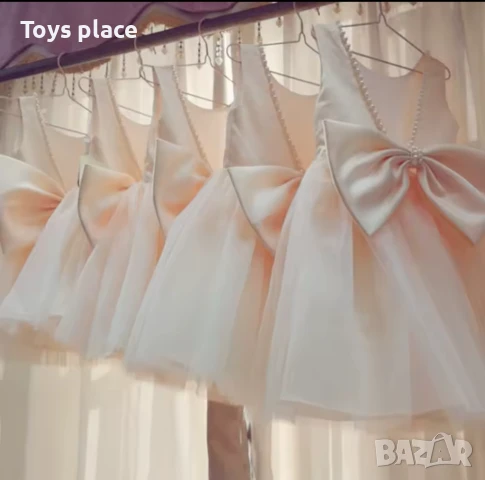 Празнична детска рокля за кръщене, сватба, шаферка , снимка 6 - Детски рокли и поли - 50797440