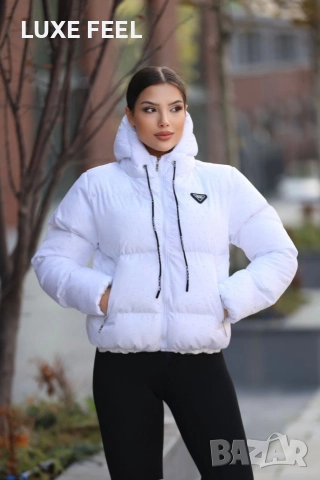 Дамски Зимни Якета с Камъни ⚜️Prada, снимка 8 - Якета - 52564541