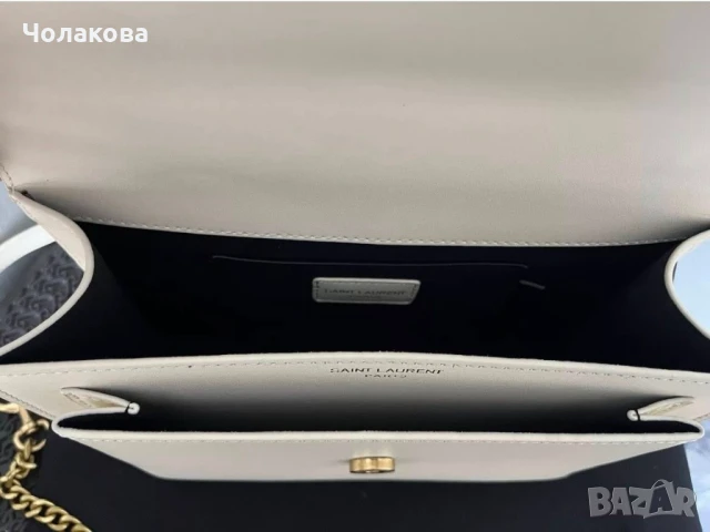 Нова дамска кожена чанта YSL, снимка 7 - Чанти - 50700346