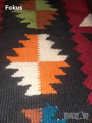 Старо вълнено килимче, снимка 3 - Антикварни и старинни предмети - 53365410