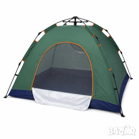 Автоматична палатка 200 x 150 cm зелена, снимка 2 - Аксесоари и консумативи - 55866991