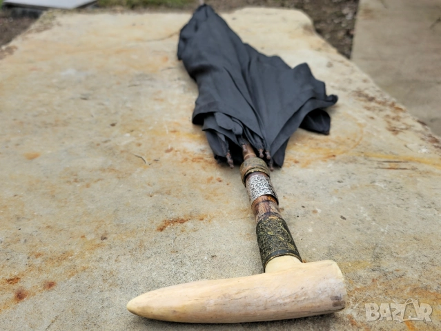 Антикварен Чадър Англия 1890г 