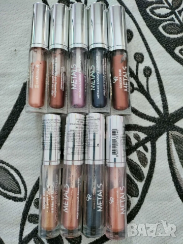 Сенки за очи с метален ефект Golden rose, снимка 7 - Козметика за лице - 54188139