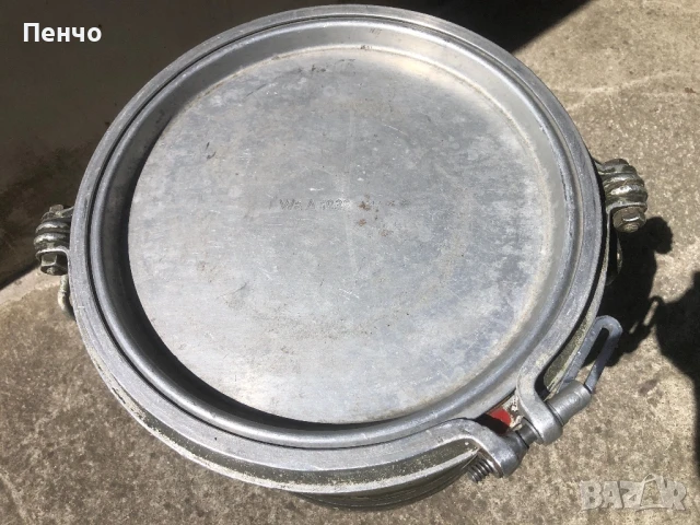 стар немски военен контейнер за барут - 1939г. - WEHRMACHT - WWII - ОРИГИНАЛ, снимка 7 - Антикварни и старинни предмети - 51363518