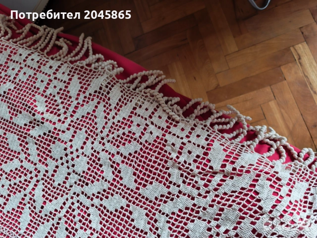 продавам плетена покривка за легло, снимка 3 - Покривки за легло - 52423131