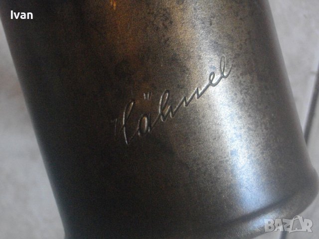 Френско Старо Качество Мини Бензинова Лампа Горелка-Старинна-Отлична-LAHNEL-0,5L-Масивна-Колекционер, снимка 16 - Други инструменти - 44493455