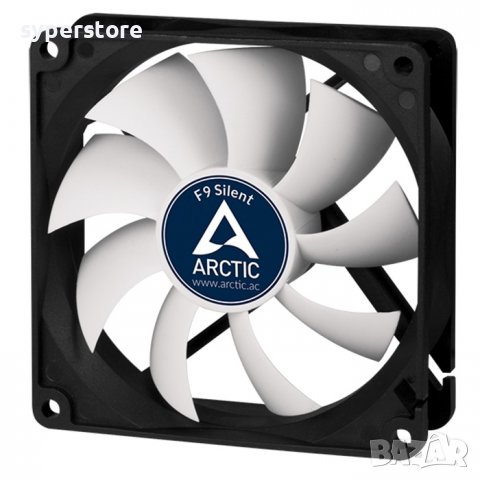 Вентилатор за компютър 92 x 92 x 25 mm, ARCTIC Fan 9cm, F9 Silent, 1000rpm, SS300337, снимка 1 - Други - 38591155