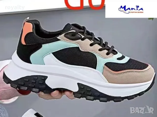Дамски многоцветни маратонки, снимка 3 - Маратонки - 49928850
