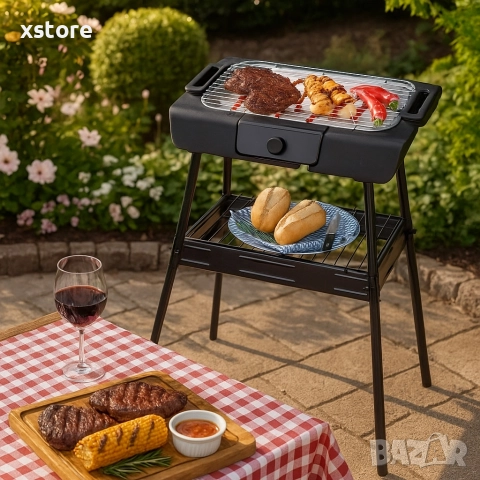 Електрическа скара Royalty Line RL-BGT2000 / RL-SBGT2000, 2000W , снимка 5 - Скари - 52698974