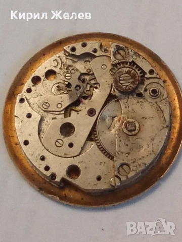 Механизъм с циферблат от стар ръчен часовник 52084, снимка 5 - Мъжки - 52299965
