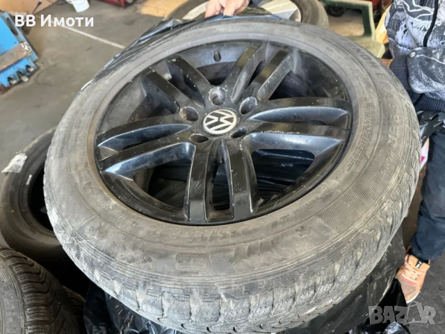 Джанти с зимни гуми Q5 Q7 Touareg Cayenne 5*130 R18 Volkswagen Aud