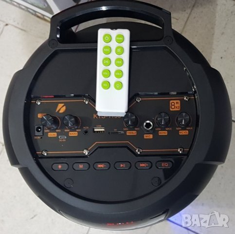 Преносима двойна тонколона KTS-1199 с mp3/ usb/ bluetooth микрофон, снимка 2 - Тонколони - 31756806