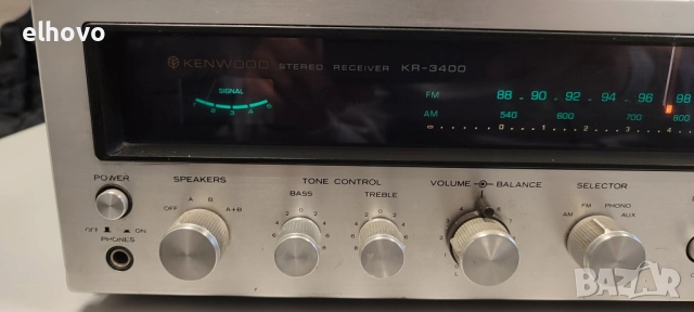 Ресивър Kenwood KR-3400, снимка 7 - Ресийвъри, усилватели, смесителни пултове - 52196016