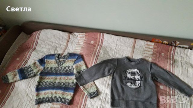 Пуловер Н&М и плетен пуловер за ръст 98-104 см.