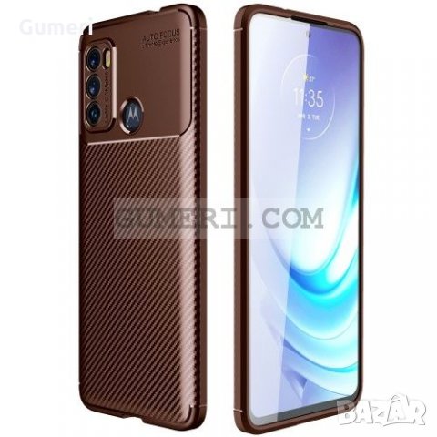 Motorola Moto G60 Противоударен Силиконов Гръб Със Защита За Задната Камера - Карбон , снимка 11 - Калъфи, кейсове - 35080690