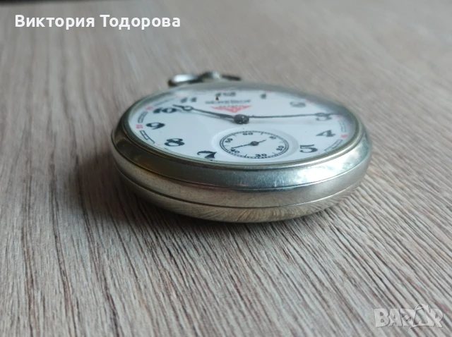 Джобен часовник Молния Serkisof СССР , снимка 12 - Антикварни и старинни предмети - 51173360