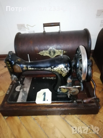 Стари шевни машини, ръчни различни модели от различни години. , снимка 3 - Антикварни и старинни предмети - 52080649