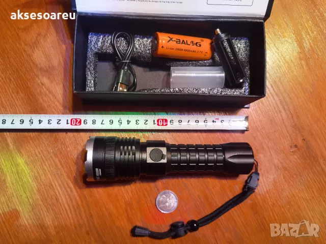 Регулируем Високопроизводителен Нов P90 Super Light акумулаторен фенер прожектор за осветление лов, снимка 12 - Къмпинг осветление - 48907652