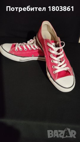 Converse червени дамски кецове н.40 , снимка 2 - Кецове - 42655895