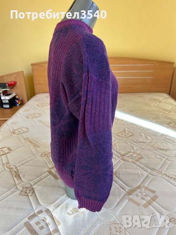 Лилав дамски пуловер, снимка 11 - Блузи с дълъг ръкав и пуловери - 44194707