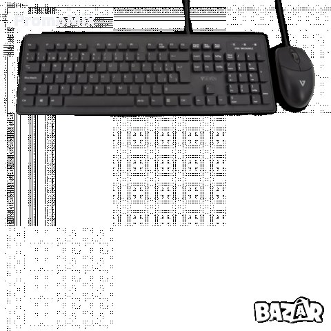 Клавиатура с мишка V7 CKU700ES IP68 водоустойчиви, снимка 2 - Клавиатури и мишки - 35216506