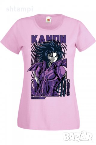 Дамска тениска Saint Seiya Gemini Kanon,Анимация,игра,Празник,Повод.