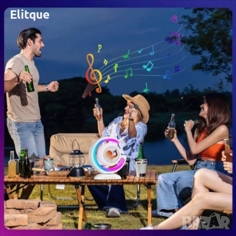 Караоке машина с 1 микрофон и RGB LED светлина, снимка 2 - Друга електроника - 52854572