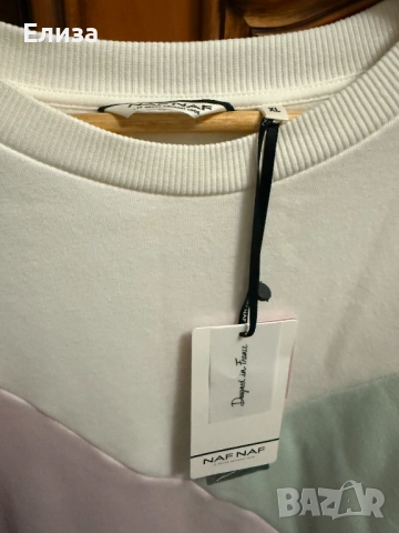 Дамска блуза NAF NAF, снимка 4 - Блузи с дълъг ръкав и пуловери - 52027258