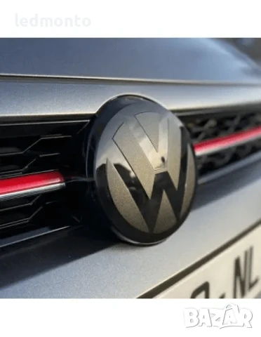 Емблема за Volkswagen Passat B8 2017–2021 Предна Решетка Задна Багажник ABS Черна дистроник, снимка 3 - Части - 51302363