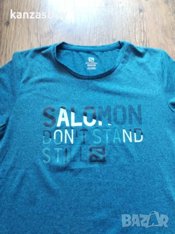 SALOMON - страхотна дамска тениска КАТО НОВА M, снимка 3 - Тениски - 54283202