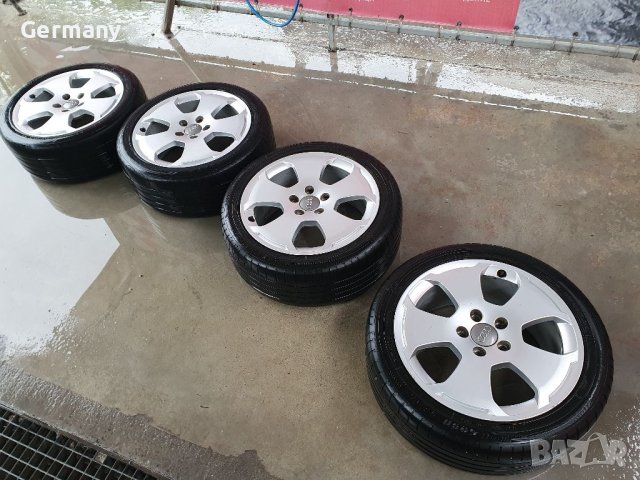 Оригинални алуминиеви джанти за ауди audi a3 17 цола 5x112, снимка 6 - Гуми и джанти - 40699602