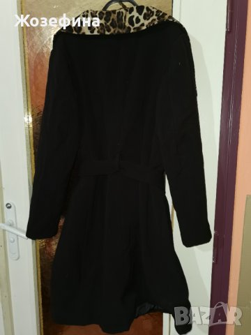 Стилно италианско палто с яка от окраска на ягуар James iakeland, снимка 9 - Палта, манта - 39343888