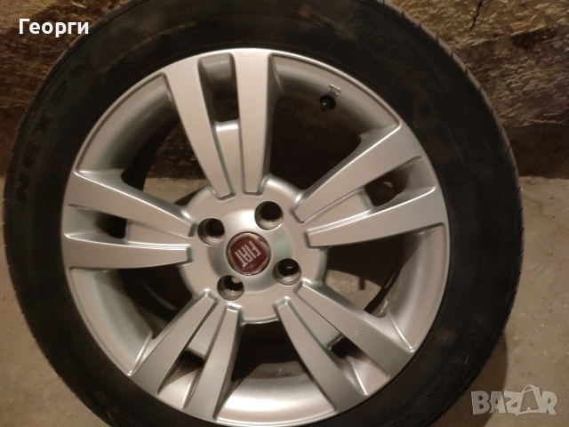 летни гуми 195/55/16с джанти за Фиат добло, стило , снимка 9 - Гуми и джанти - 53950171