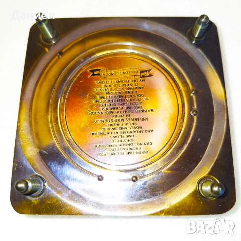 Бронзов компас със слънчев часовник., снимка 3 - Подаръци за мъже - 52951110