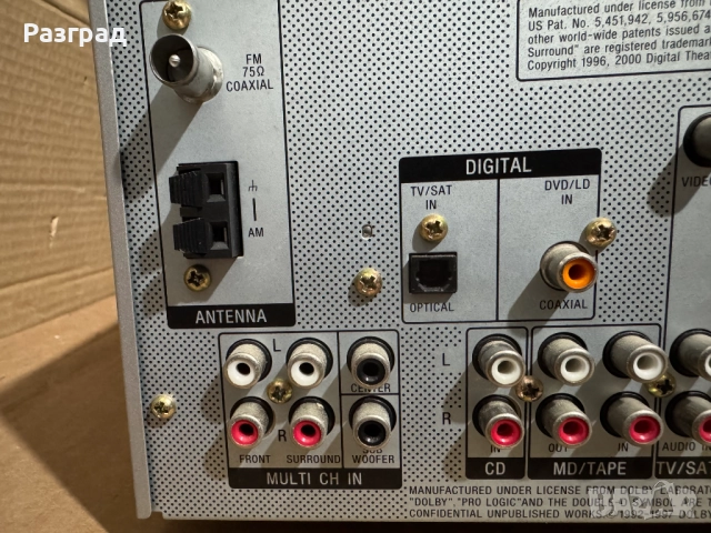 Ресийвър SONY STR-DE475, снимка 9 - Ресийвъри, усилватели, смесителни пултове - 52558720