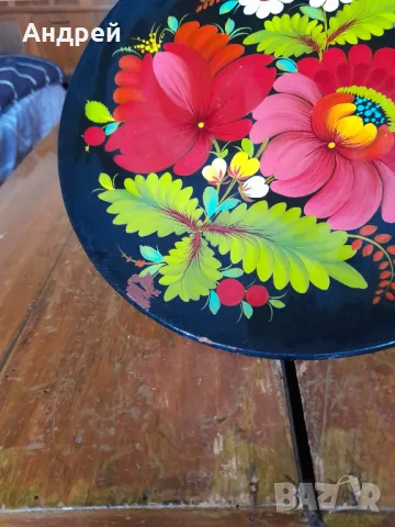 Стара дървена чиния за стена #4, снимка 3 - Декорация за дома - 48452655