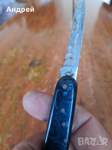 Стар джобен нож,ножче,ножка #155, снимка 6 - Други ценни предмети - 52136511