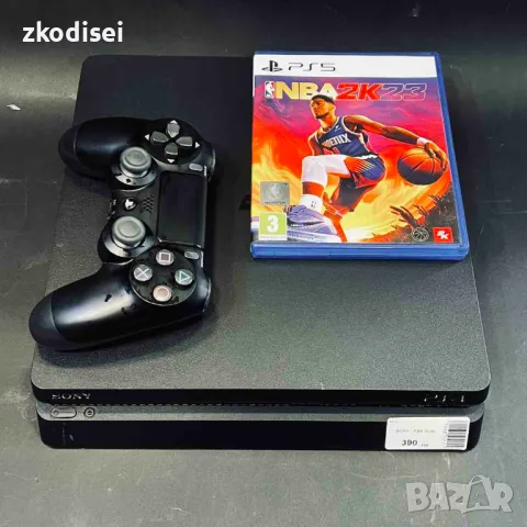 Конзола Sony Play Station 4 SLIM с 1бр. джойстик и 1бр. игра
