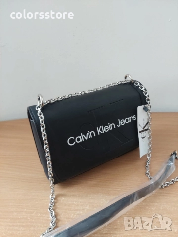 Луксозна Черна чанта Calvin Klein/SG206p, снимка 3 - Чанти - 51842506