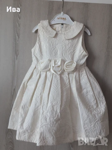 Бебешка офицялна рокля Contrast 86 см.