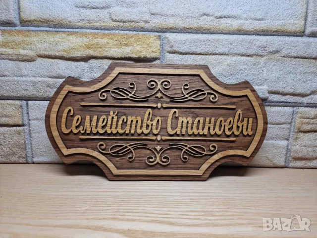 Табели по поръчка с надпис ваш текст за врата персонализирани индивидуални