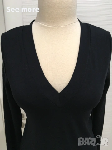 WOLFORD блуза в тъмно син цвят S, снимка 2 - Блузи с дълъг ръкав и пуловери - 54051738