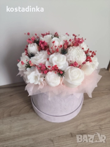 Сапунен букет , снимка 2 - Декорация за дома - 52049263